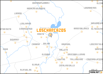 map of Los Charcazos