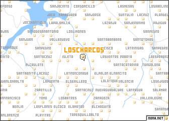 map of Los Charcos