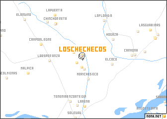 map of LosChechecos