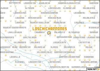 map of Los Chicharrones