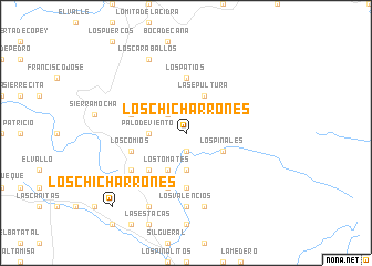 map of Los Chicharrones