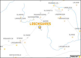 map of Los Chigüires