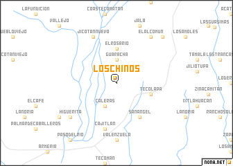 map of Los Chinos