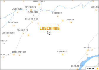 map of Los Chinos