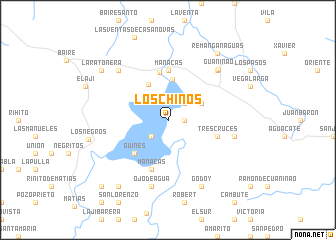 map of Los Chinos