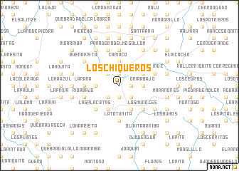 map of Los Chiqueros