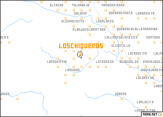 map of Los Chiqueros