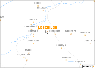 map of Los Chivos