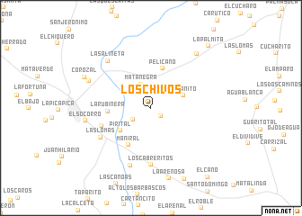 map of Los Chivos