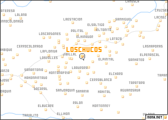 map of Los Chucos