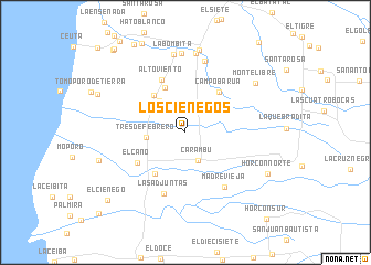 map of Los Cienegos