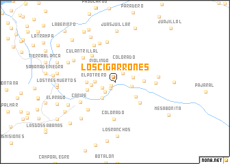 map of Los Cigarrones