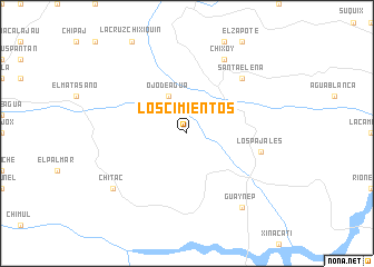 map of Los Cimientos