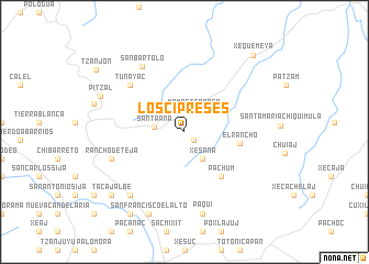 map of Los Cipreses