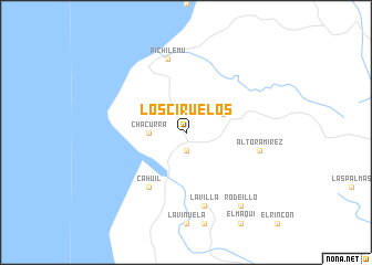 map of Los Ciruelos