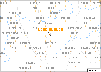 map of Los Ciruelos