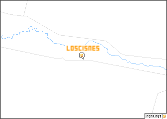 map of Los Cisnes