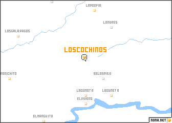 map of Los Cochinos