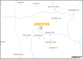 map of Los Cocos