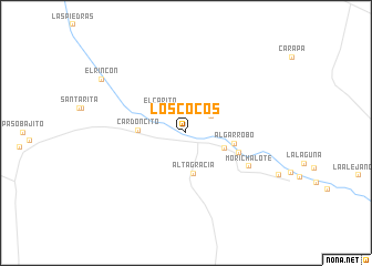 map of Los Cocos