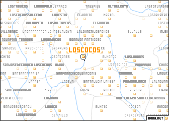 map of Los Cocos