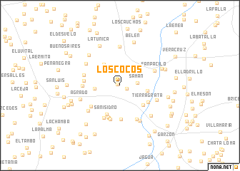 map of Los Cocos