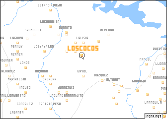 map of Los Cocos