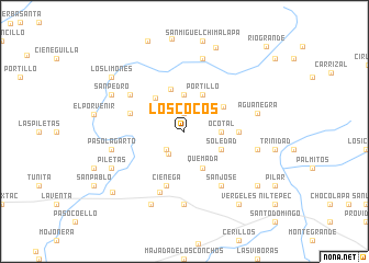 map of Los Cocos