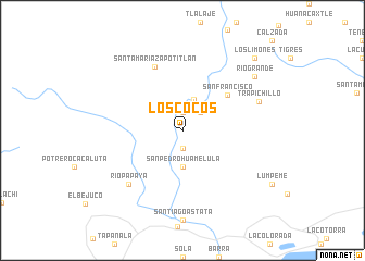 map of Los Cocos