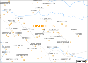 map of Los Cocuisos