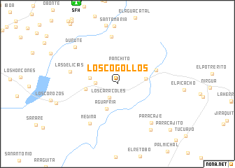 map of Los Cogollos