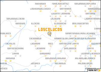 map of Los Colucos