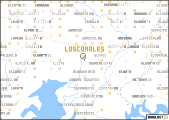 map of Los Comales