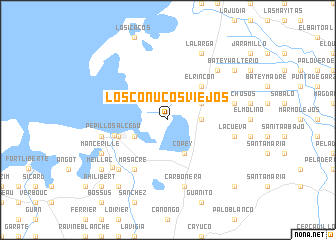 map of Los Conucos Viejos