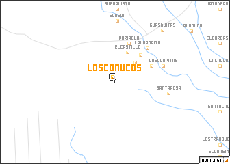 map of Los Conucos