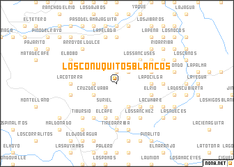 map of Los Conuquitos Blancos