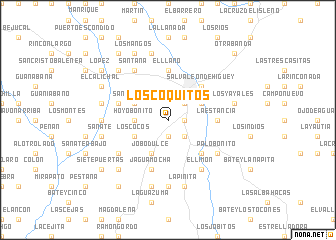 map of Los Coquitos