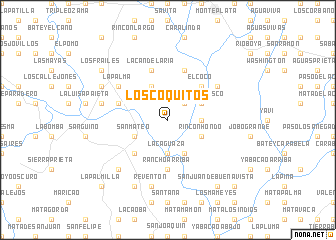 map of Los Coquitos