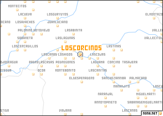 map of Los Corcinos