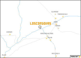 map of Los Cordovas