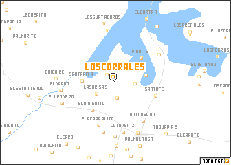map of Los Corrales