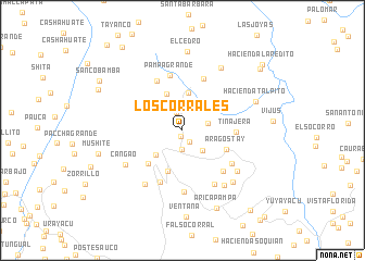 map of Los Corrales