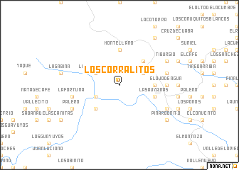 map of Los Corralitos