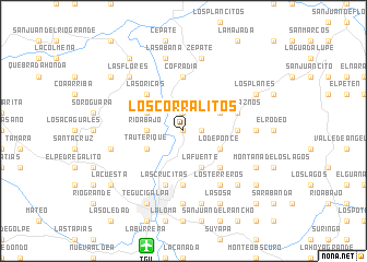 map of Los Corralitos