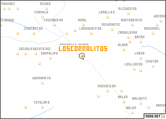 map of Los Corralitos