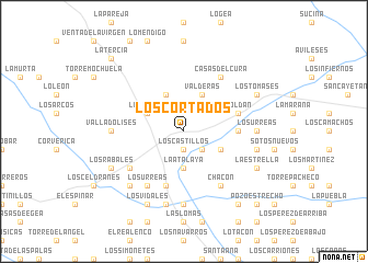 map of Los Cortados