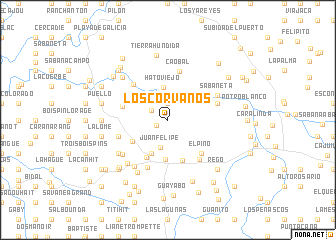 map of Los Corvanos