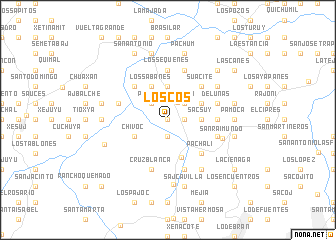 map of Los Cos