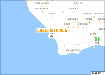 map of Los Cristianos