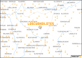 map of Los Cuahoilotes